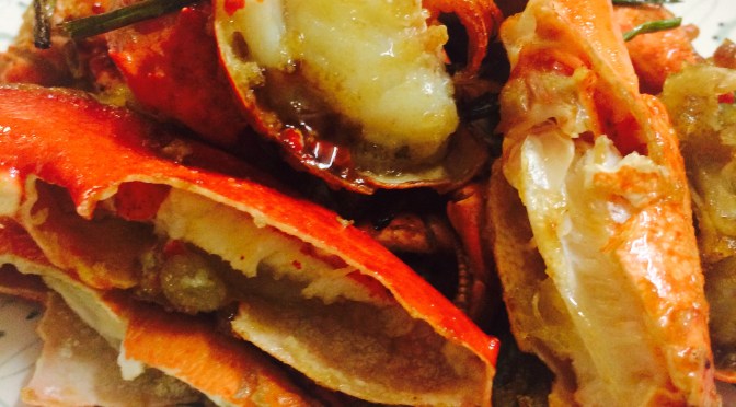 Stir Fry Lobster With Ginger & Spring Onion