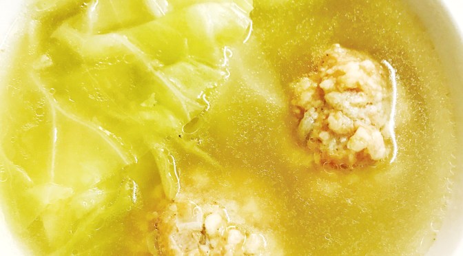 Easy Meatball Cabbage Soup