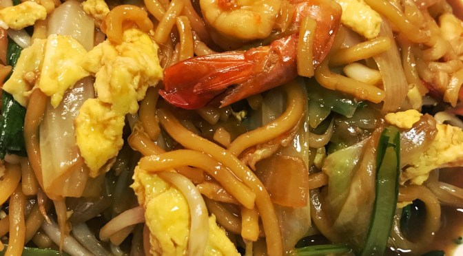 Stir-fry Prawn Hokkien Noodles