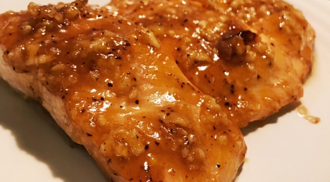 Plum Sauce & Garlic Salmon