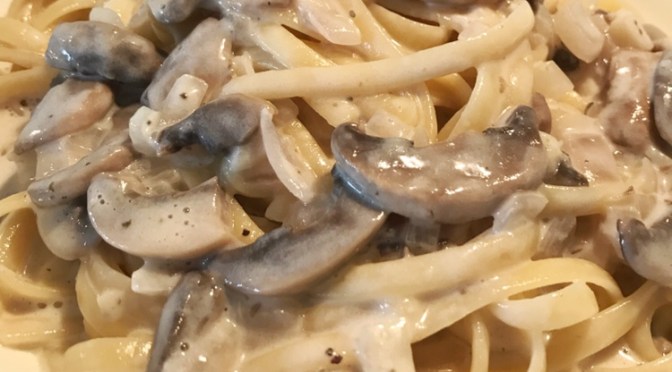 Creamy Mushroom Linguine