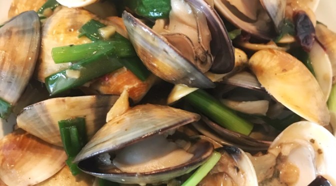 Spicy Clam Stir-fry