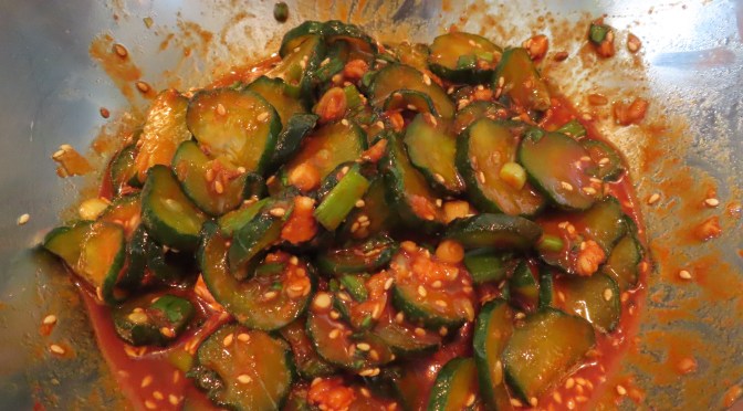 Homemade Spicy Cucumber