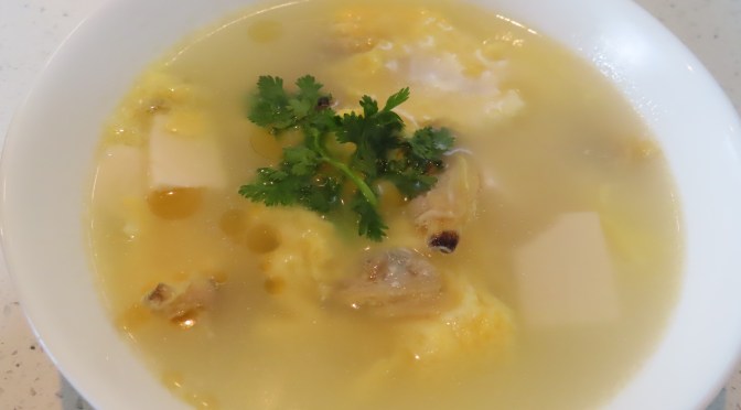 Clam Soup With Tofu & Egg
