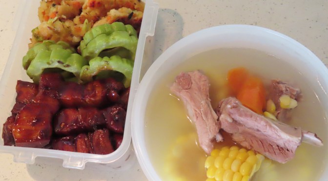 Braised Pork & Rib Soup Bento