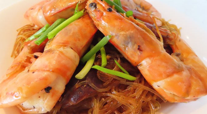 Prawn & Glass-noodle Stir-fry