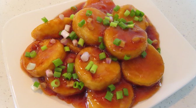 Oyster Sauced Egg Tofu