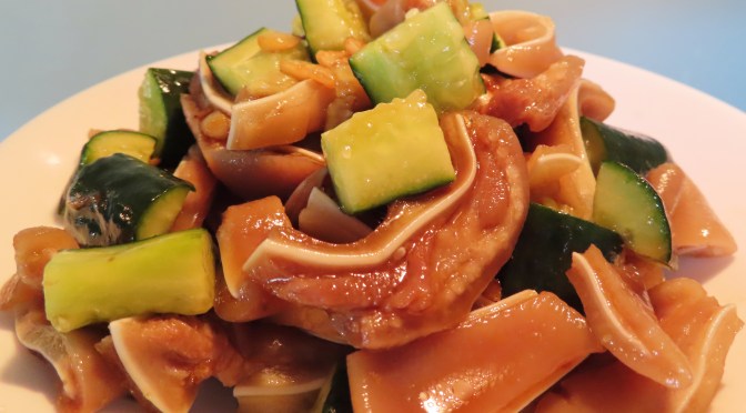 Pig Ear & Cucumber Salad