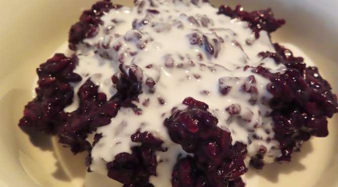 Coconut Milk & Black Sticky Rice